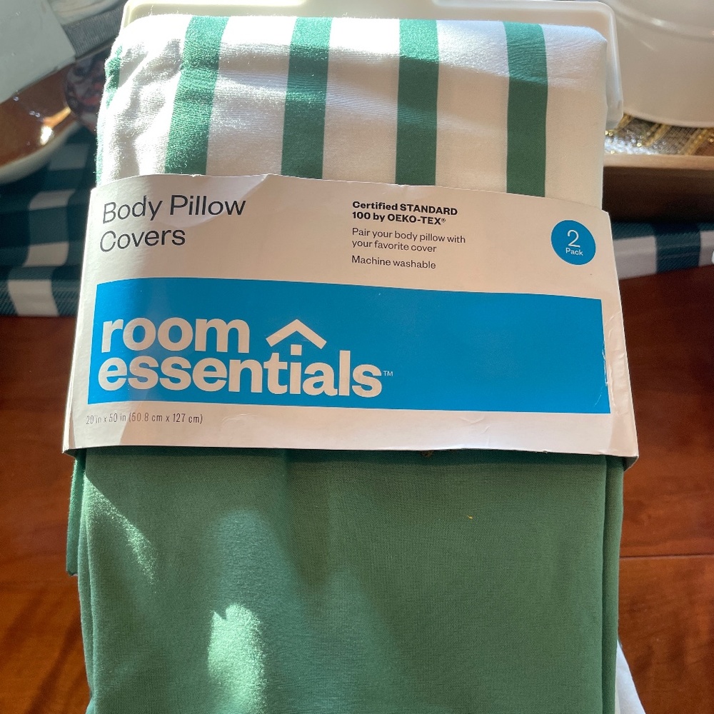 Body Pillow Covers (set of 2)